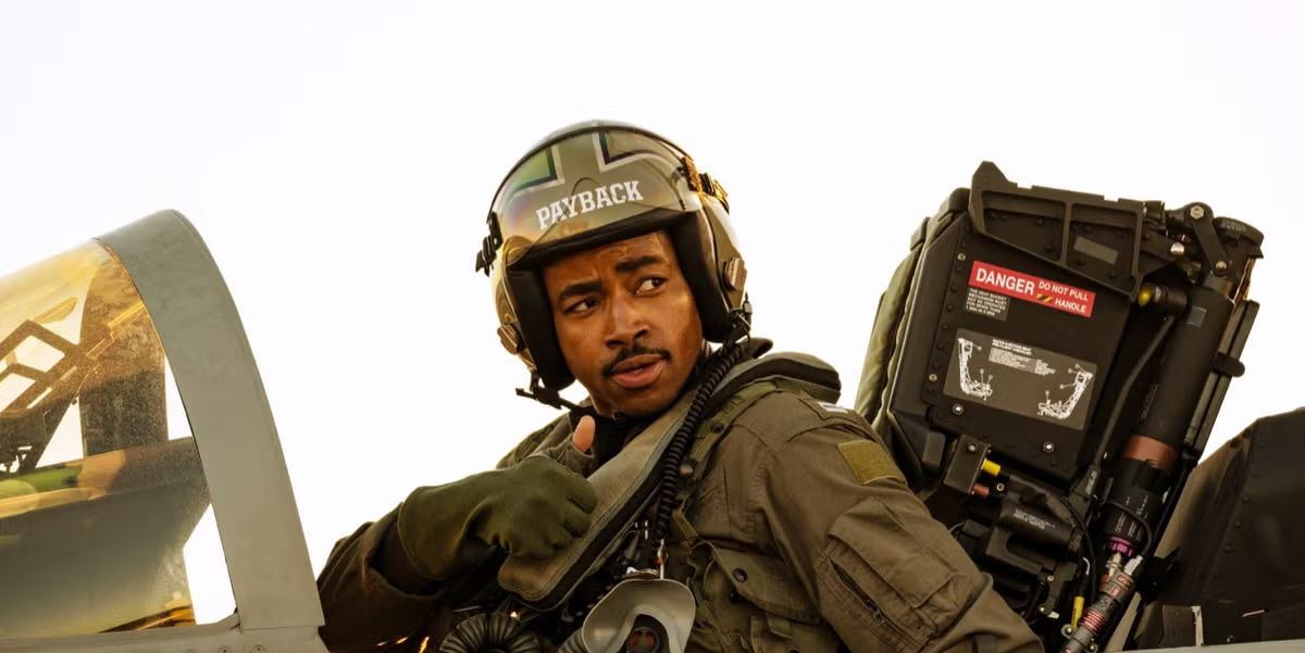 Paramount Top Gun Maverick fighter pilot still