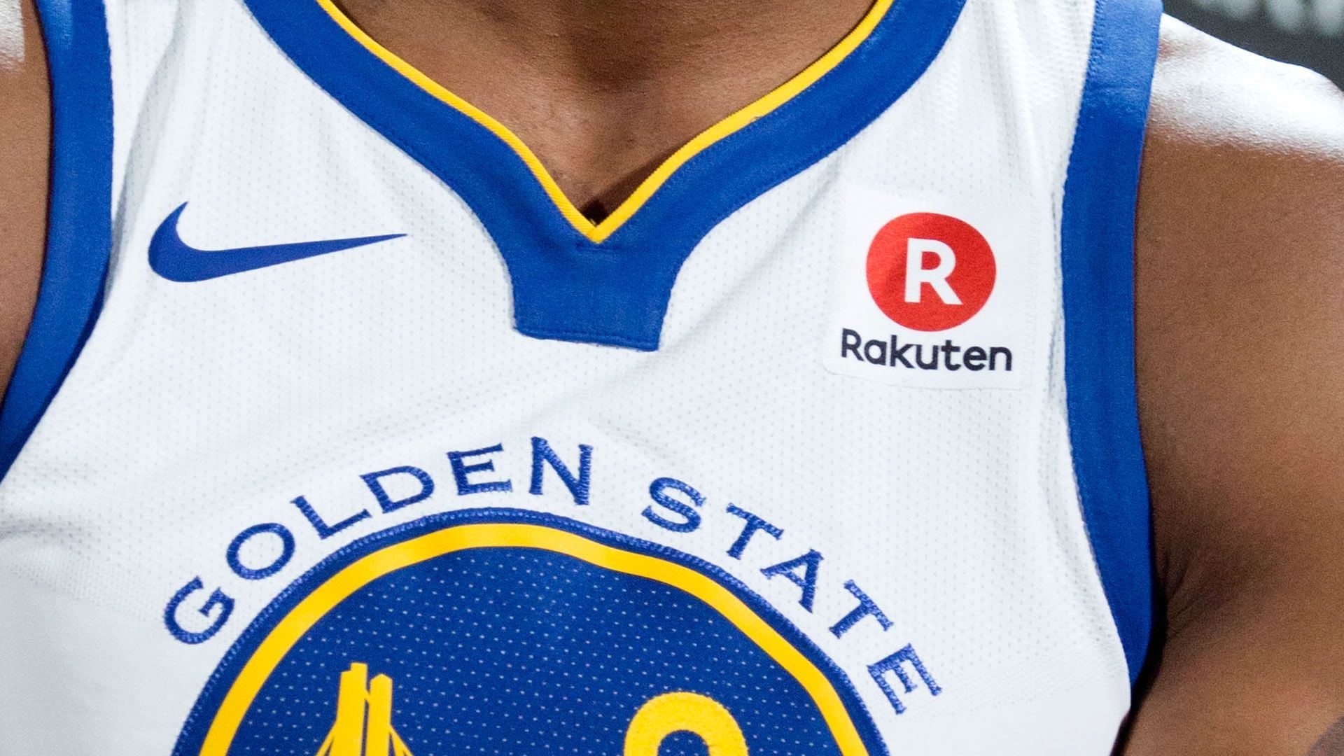 Warriors x Rakuten jersey patch